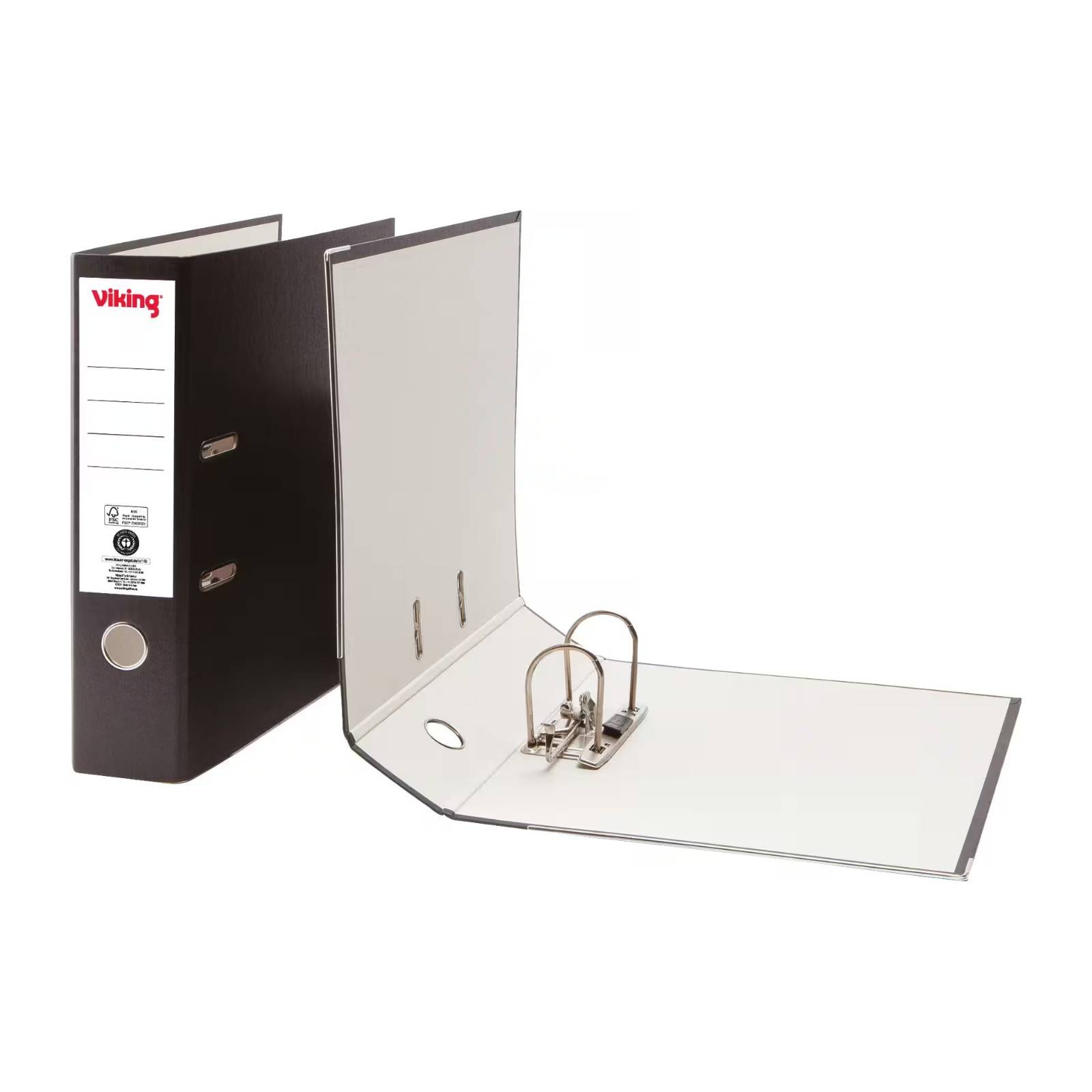 Viking 75mm A4 Lever Arch File - Black