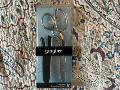 Gingher 8-Inch Knife Edge Dressmaker's Shears W Protective Sheath (READ LISTING)