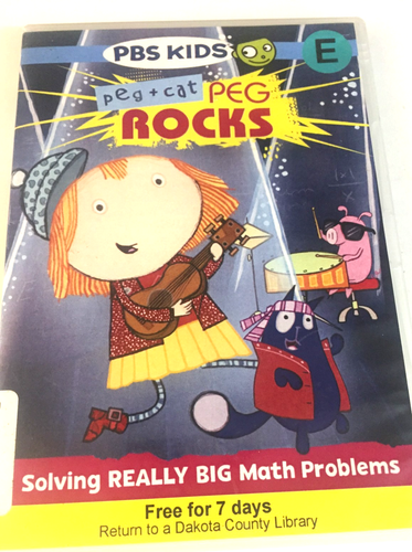 PBS Kids: Peg & Cat Peg Rocks DVD Ships Same Day With Tracking | eBay