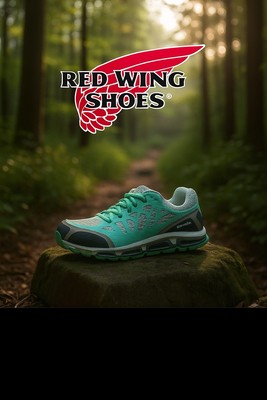 Red Wing Women s Safety Work Shoes Aluminum Toe Size 8 Gray Black Slip Resistant