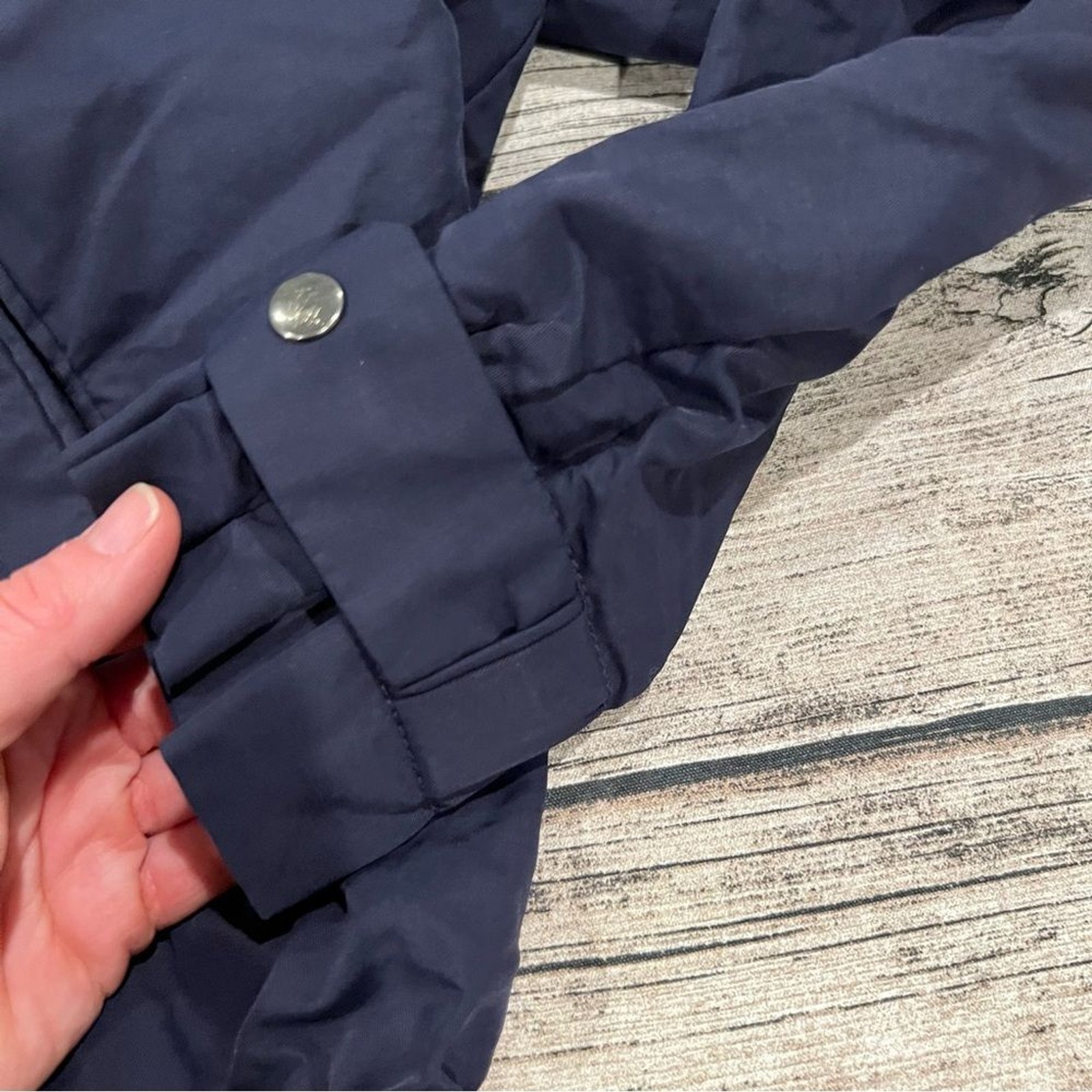 Gap Navy Blue Lightweight Spring Jacket with tie … - image 7