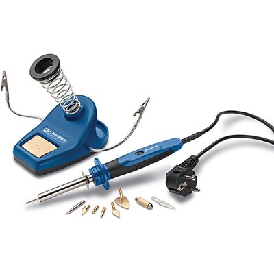 Pirografo per Legno e Cuoio Kemper 1500KIT: Set 7 Punte 20-40W
