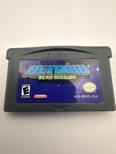 Metroid Zero Mission (Nintendo Game Boy Advance 2004) GBA Authentic TESTED Saves
