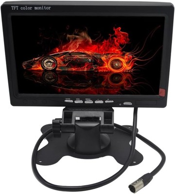 7 Inch TFT Color LCD Car Rear View Monitor with 2 AV Inputs