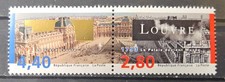 9388 - FRANCE - SCOTT# 2397a (2396-2397) - LOUVRE - MNH - CAT $3.50