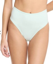 Hanky Panky Your fit High Rise Thong Panty Underwear Crystal Clear Blue One Size