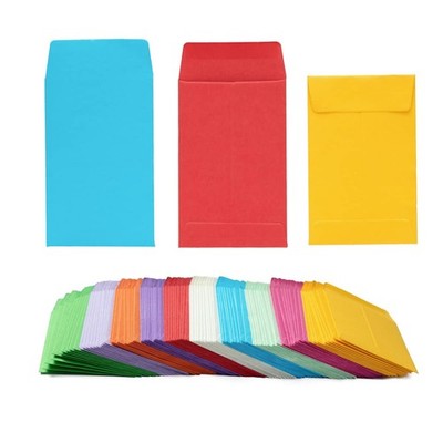 500 Pieces Colorful Small Coin Envelopes -Adhesive Envelopes Mini Parts Small...