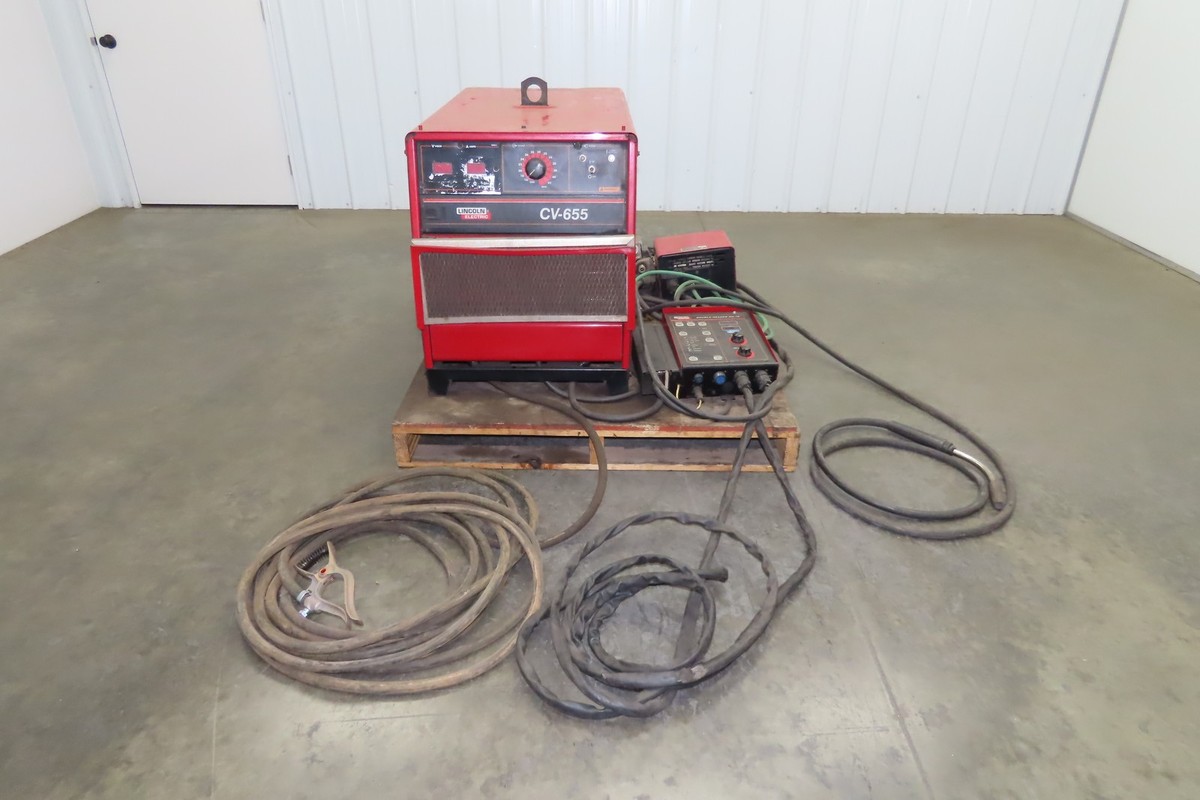 Lincoln CV 655 Mig Welder 650A Welding Power Source DH-10 Double