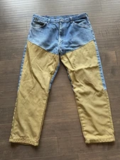 Vtg 90s Men’s 40x30 (fit 38x30) Wrangler Rugged Wear Brush Field Jeans USA