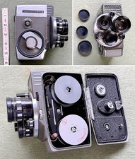 Yashica 8-E III Standard 8mm Filmkamera Cine Yashinon Triple Turret ungetestet