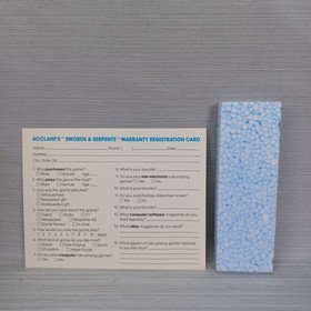 Swords & Serpents - Box ONLY (Nintendo NES) NO GAME - READ