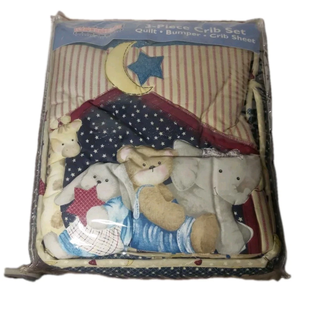 Lambs & Ivy Sail To Sea 3-Piece Nautical Nursery Crib Bedding Set.
Opens in a new window or tab