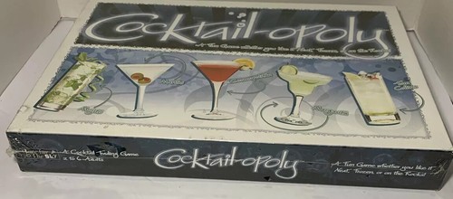 Cocktail-Opoly Cocktail Themed Board Game New/Sealed - Picture 5 of 12