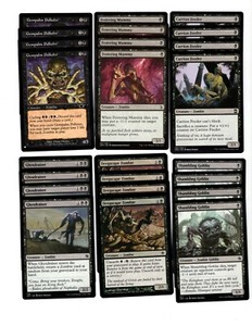 mtg mono black zombie commander deck Mtg Zombie Deck
