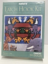 Caron International Noah's Ark Latch Hook Kit 20" x 27" National Yarn Crafts NEW