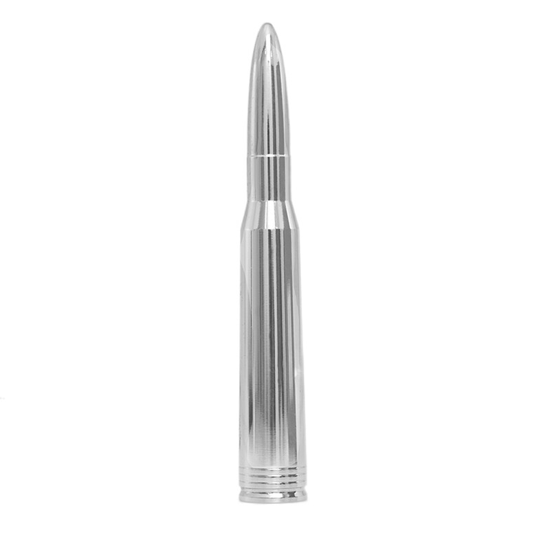 Bullet Style 0.5 Cal Silver Antenna Mast Power For Toyota Tacoma