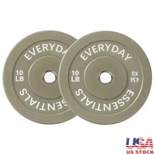 Olympic Bumper Plate Weight Plate 10lbs Pair Weight Plate for Strength Training