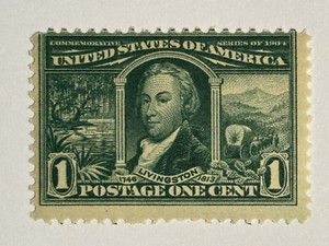 US Stamp Scott # 323 1c 1904 Louisiana Purchase MNH OG BEAUTIFUL SEE IMAGES!