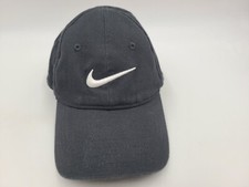 Toddler Nike Adjustable Hat Cap Swoosh Logo Baseball Ball Boys Girls Gray White
