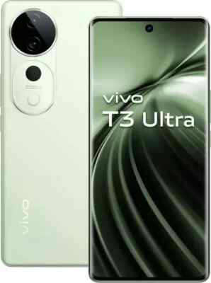 vivo T3 Ultra Factory Unlocked Curved AMOLED Display-12GB 256GB ROM Global-Green