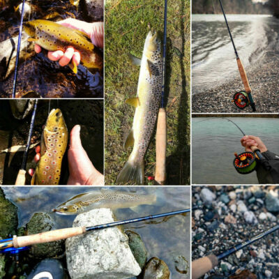 Maxcatch Nymph Rod 2/3/4WT 10ft 4Sec Graphite IM10 Fast Action Fly