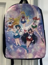 Sailor Moon Backpack School Bag Pink Rucksack