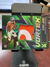 2020 Panini XR - Vortex Materials Green #VX-5 Jerry Jeudy Bookend 5/5