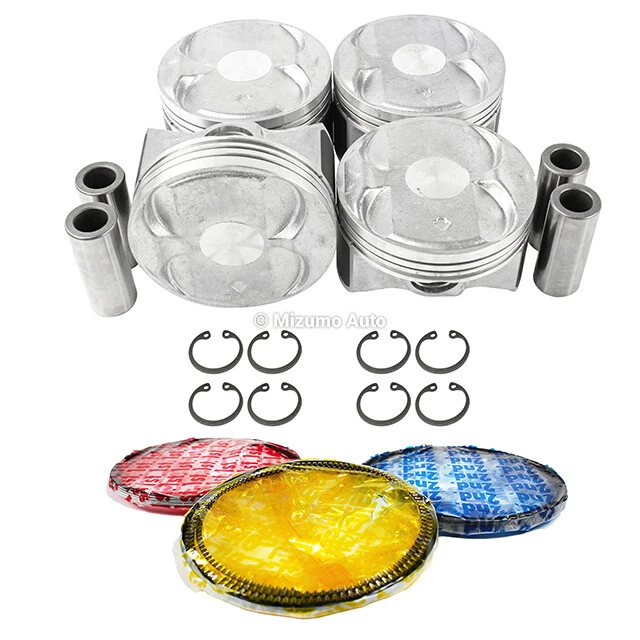 Pistons w/ Rings fit Fits 09-12 Acura Honda Civic 2.4LDOHC - Image 2 of 3