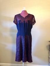 1 vintage dresses 1940/50s Vintage Evening Gown Volupt Size VLV Retro