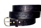 Dodge Truck Car Auto Trucker Biker Ram Work Wear Western Leather Belt w Buckle