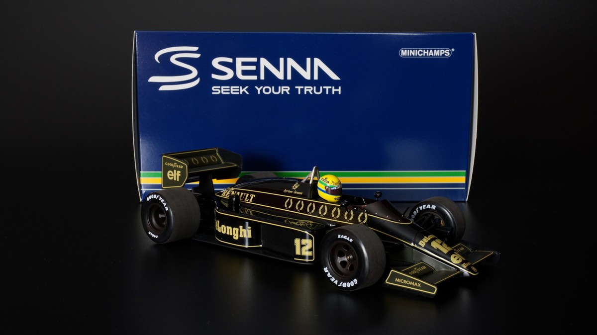 Minichamps - 1:18 Lotus Renault 98T Ayrton Senna 1986 'Dirty