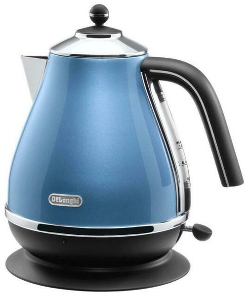 DeLonghi Icona Collection Stainless Electric Kettle 1.0l Blue Kbo1200j