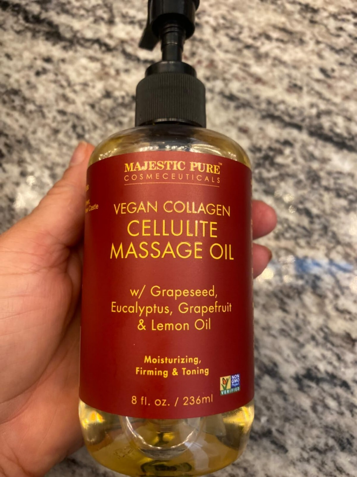 Anti Cellulite Massage Oil - with Vegan Collagen & Stem Cells, Cellulite Cream..