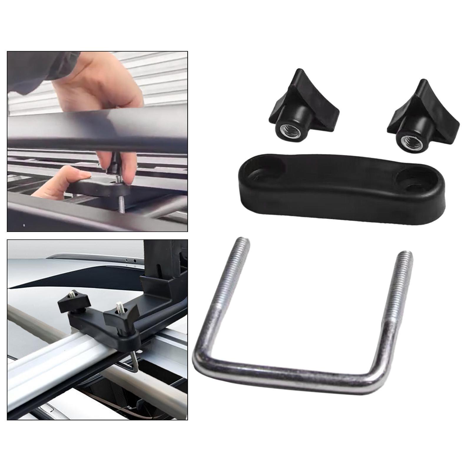 U Bolt Roof Rack Clamps PP Heavy Duty Rooftop Cargo Carrier Rack Bolts