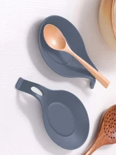1pc Spoon Rest, Kitchen Utensil Rest, Heat Resistant Spoon Rest, Dishwasher Safe
