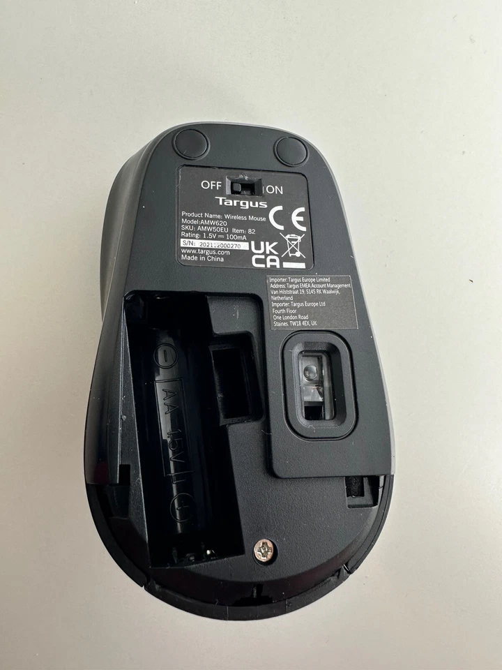 Targus Blue Trace Wireless Mouse AMW620 Black - Image 4 of 4