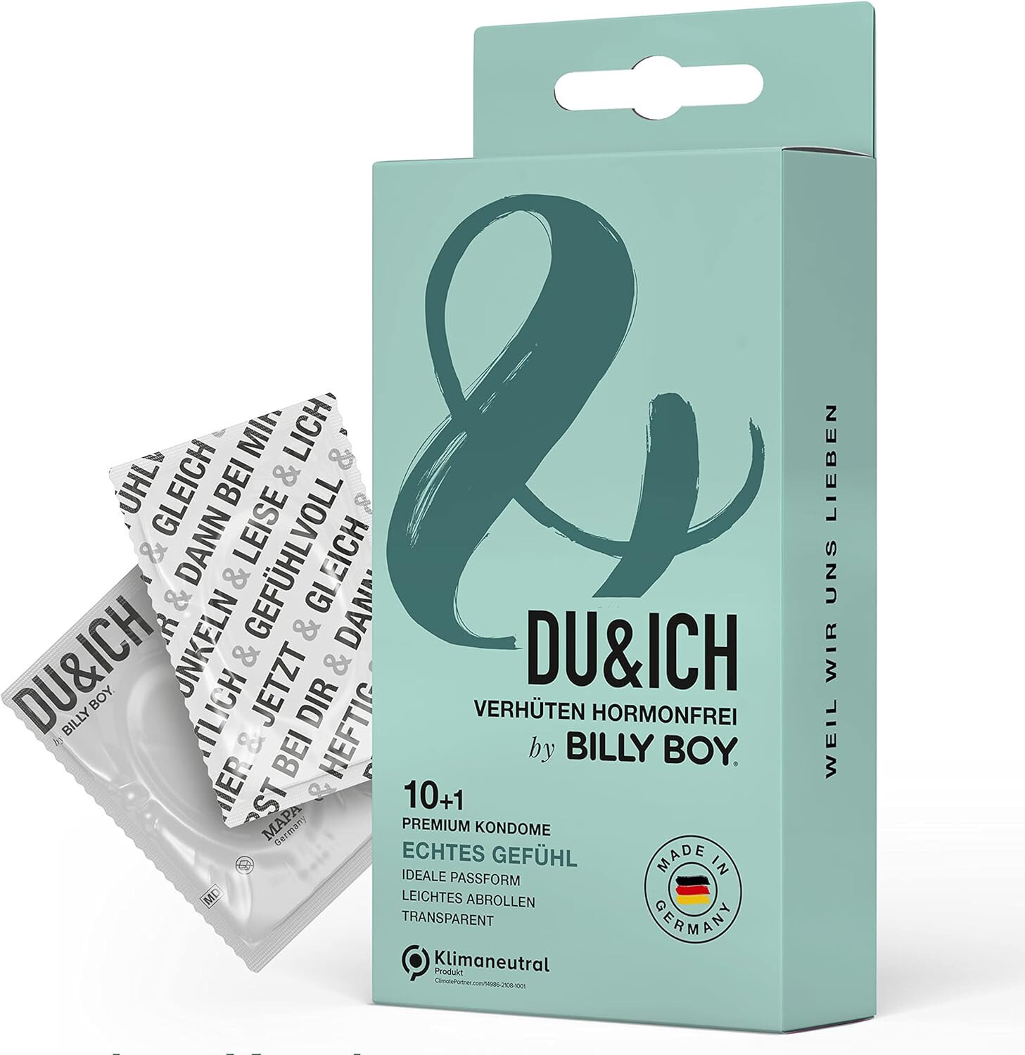 ♥ 44 Billy Boy Kondome Du & Ich Premium 56mm Echtes Gefühl Condome