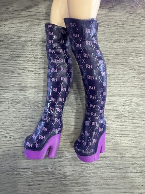 Rainbow High EMI Vanda Series 3 Fashion Doll  Shoes Replacement Purple Boots