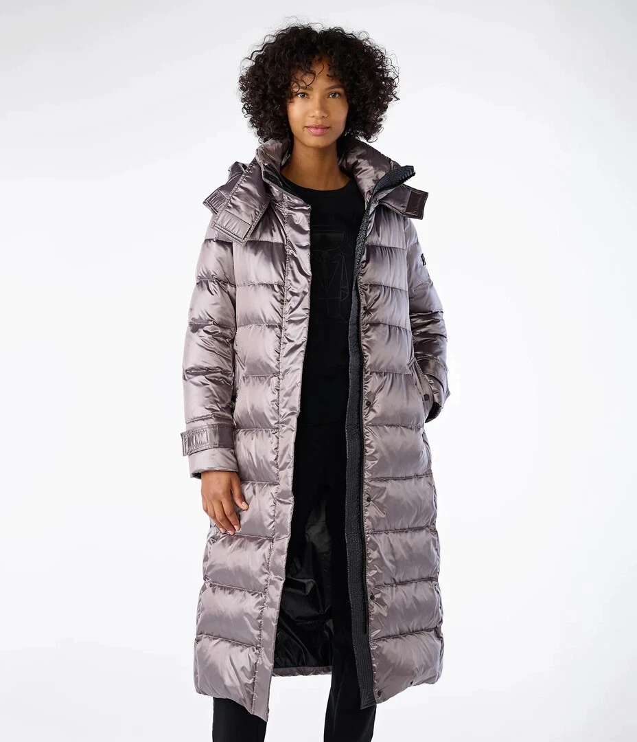 Womens long cheap length puffer coat