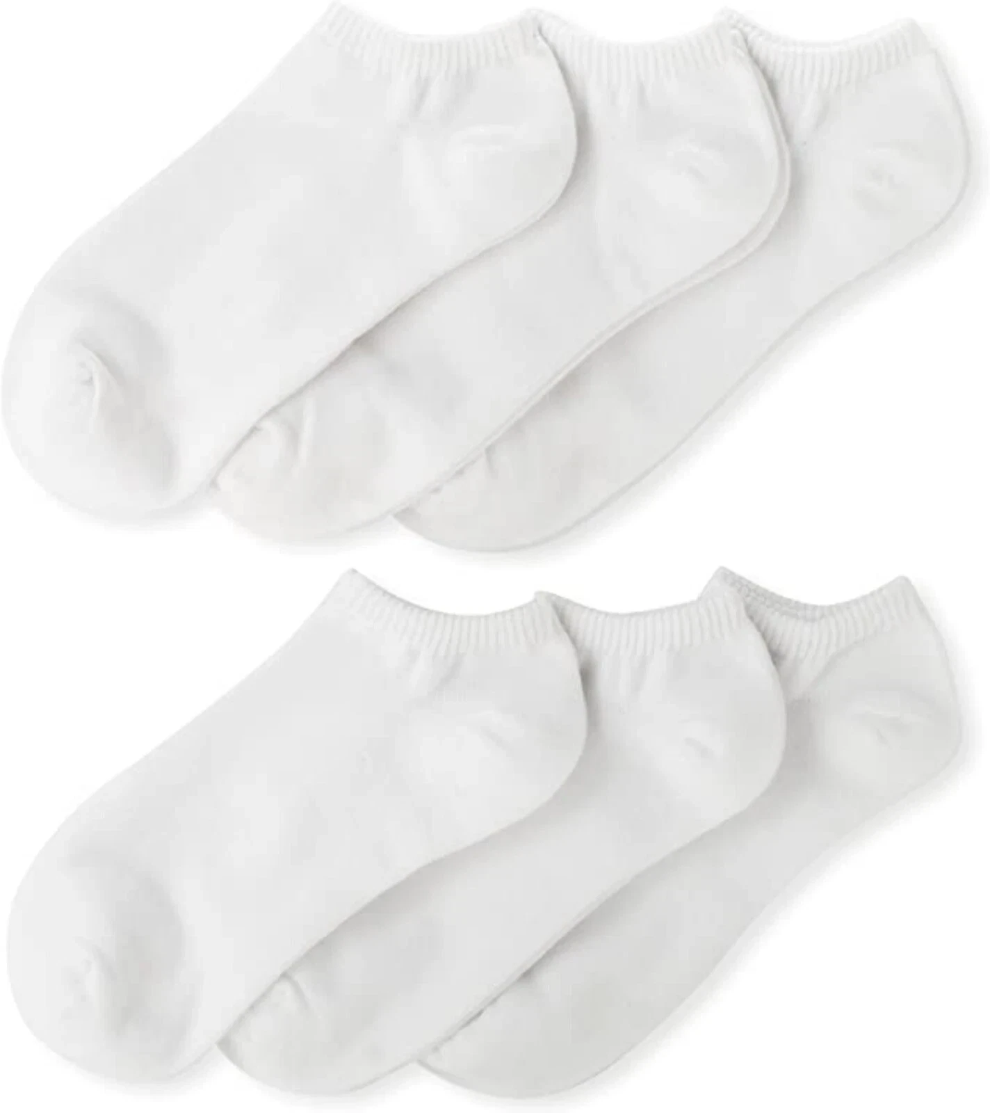 Jefferies 6 Pack White Liner Socks Girls Size XS L42509