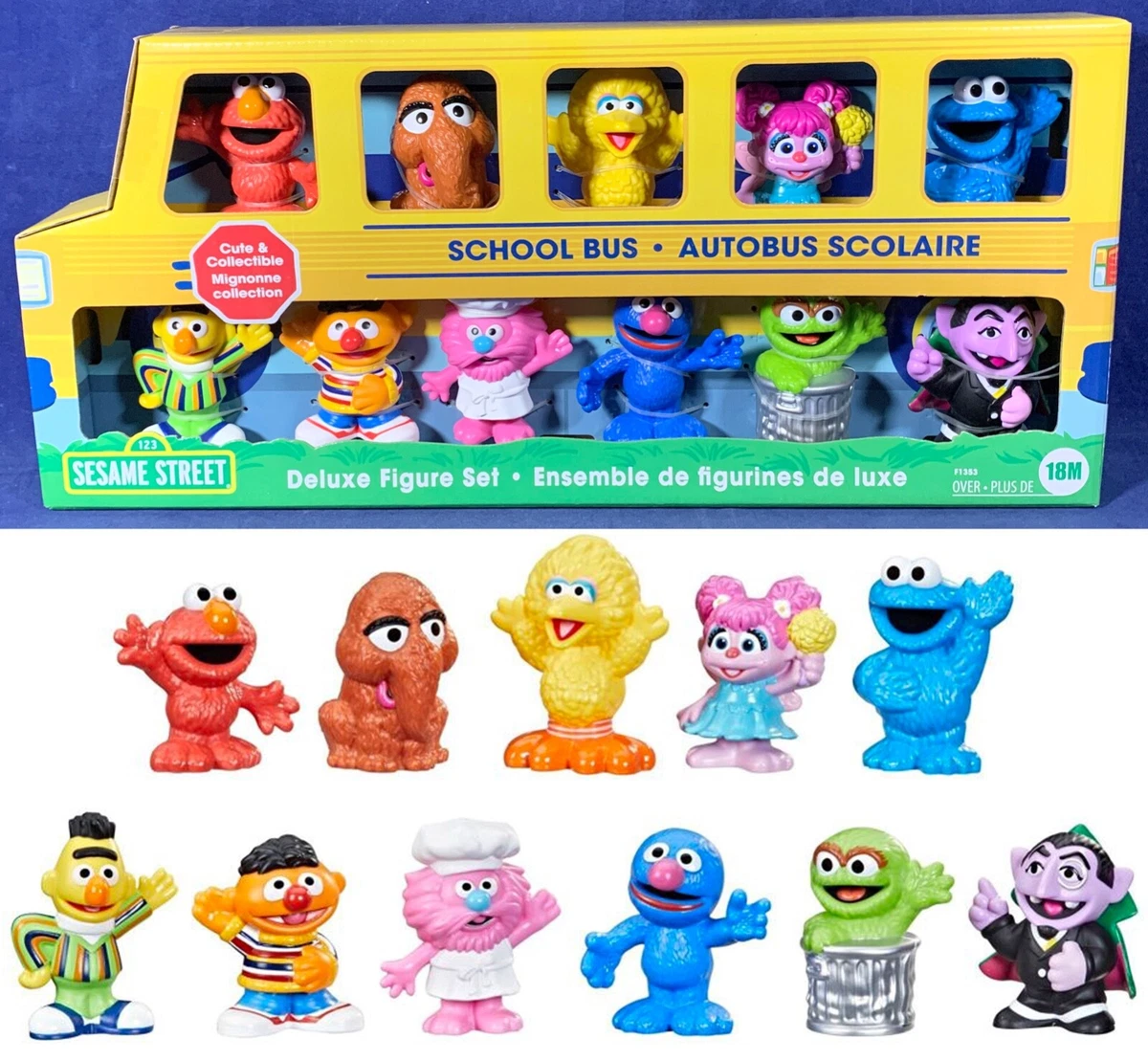 Sesame street sales toy figures
