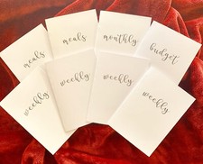 A6 - 8 Travelers Notebook Planner Inserts