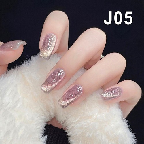 Cat Eye Nail Gel Polish Soak Off UV Reflective Crystal Magnetic Gel Polish UK - Picture 17 of 48