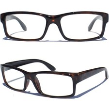 CLEAR LENS GLASSES RETRO HIPSTER Cool Nerd Smart Teacher Student Demi Style NEW