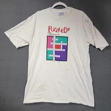 Vintage All Sport shirt adult XL Max Weight T-Shirt Single Stitch puzzled  usa