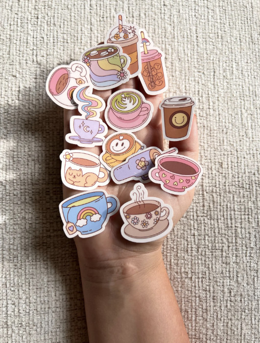 - Trendy Vinyl Decals For Laptops & Cups