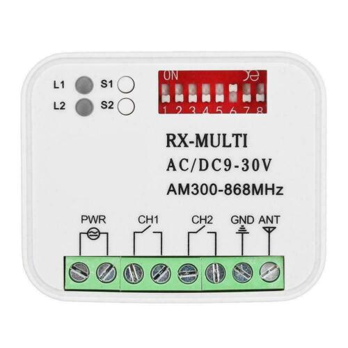 Universal Radio Receiver Remote Control Receiver RX-Multi 300-900Mhz O7P3 Neu - Afbeelding 1 van 10