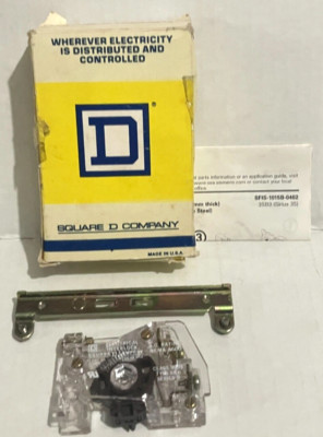 NEW SQUARE D N.O. ELECTRICAL INTERLOCK Class 9999 Type SX6 Series B