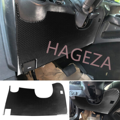 Carbon Fiber Driver's Side Anti Kick Panel Trim Fit For Dodge Challenger 2015-23