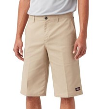 Genuine Dickies Men's Brown 13" Relaxed Multi-Use Pockets Twill Shorts: 30-44